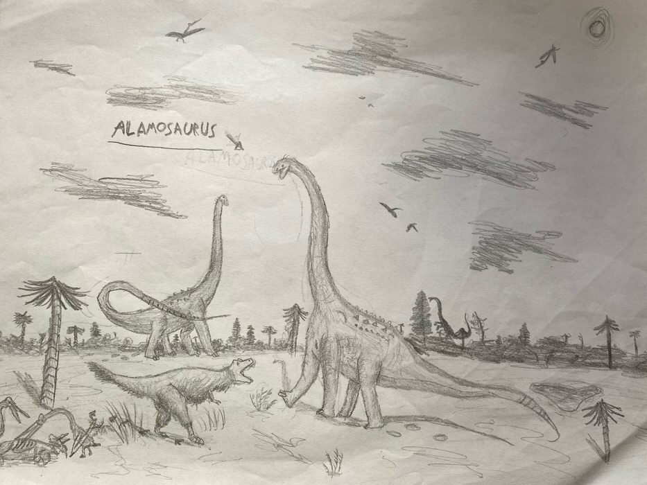 Mark - Age 12 "Alamosaurus Attack"