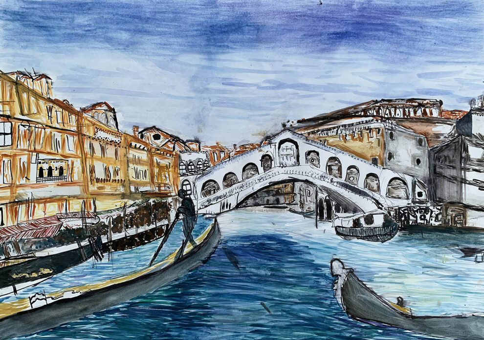 Evie - Age 14 "Venice Watercolour"