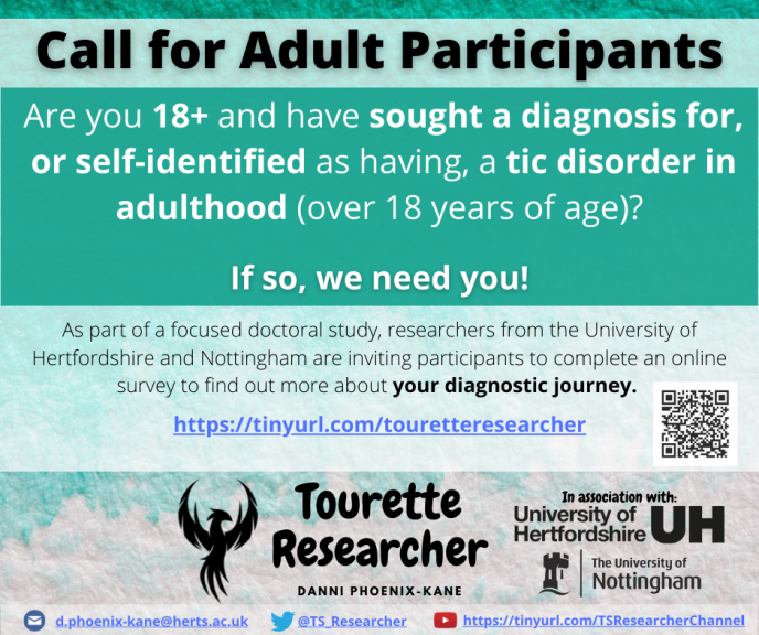Experience of self-identification, diagnosis & support for adults with tic disorders 
