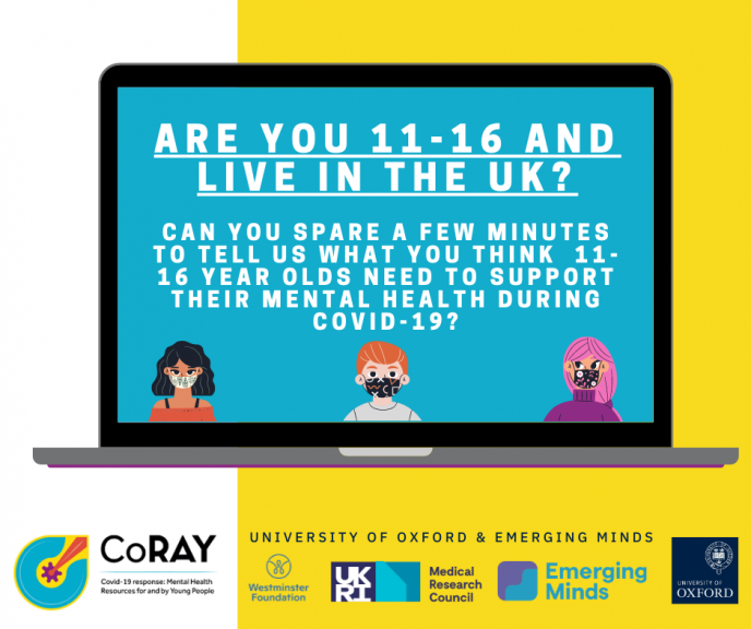 Oxford University survey for 11-16 year olds