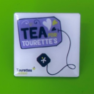 Tea for Tourette's Pin Badge